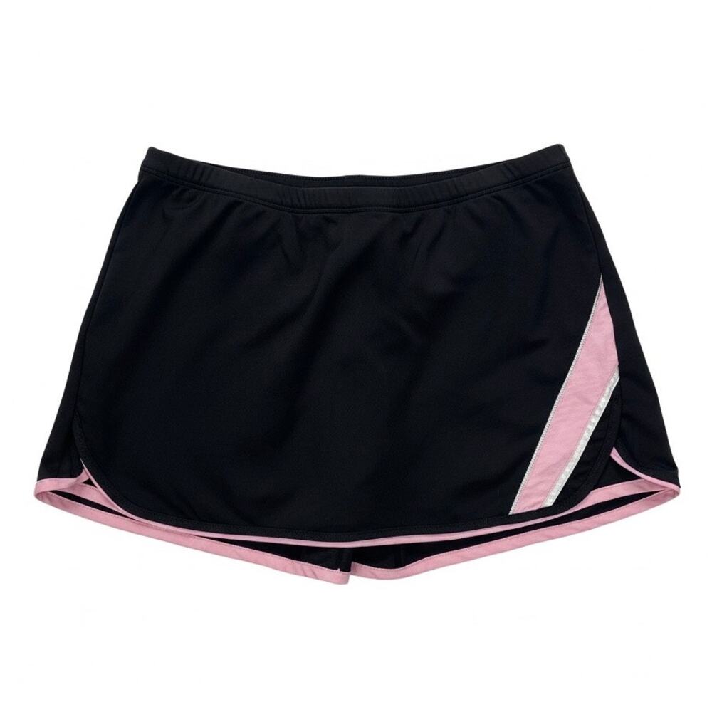 TAIL Women's TENNIS SKORT Black Pink Size LARGE